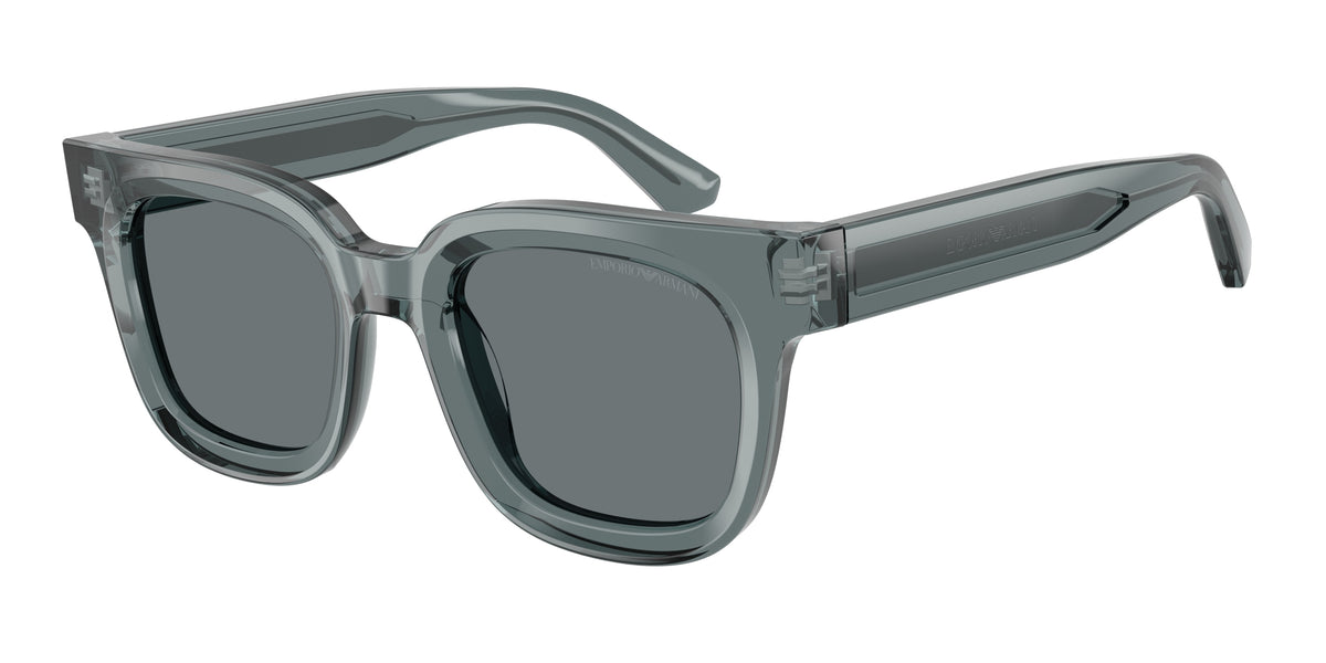Emporio Armani EA4271 Shiny Transparent Grey Sunglasses