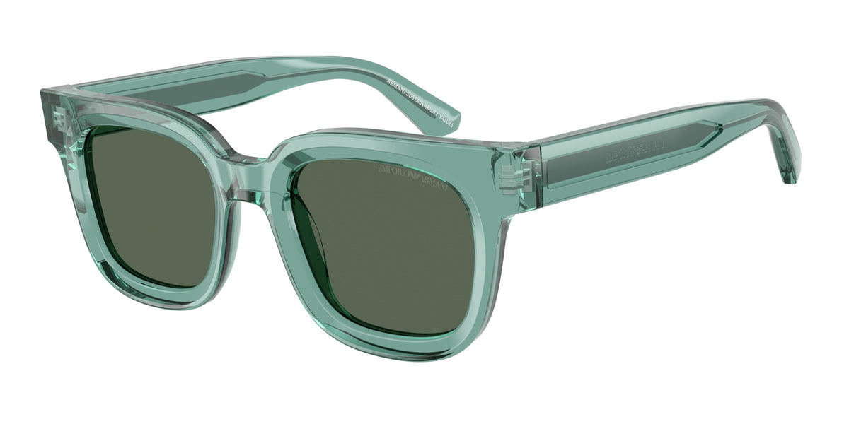 Emporio Armani EA4271 Shiny Transparent Green Sunglasses