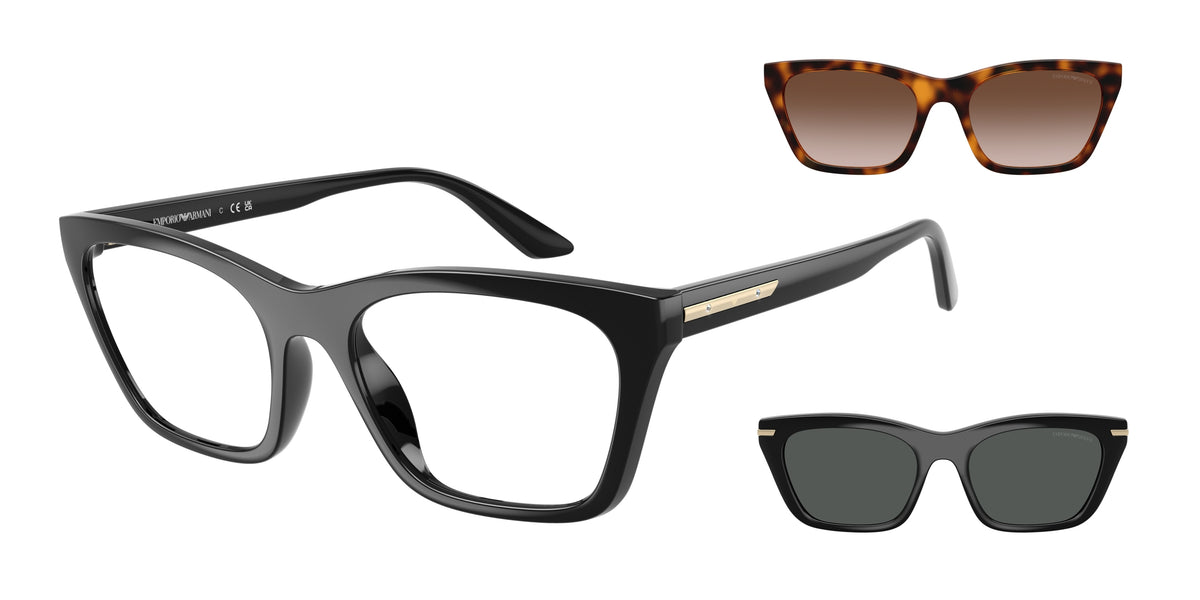 Emporio Armani EA4274BU Shiny Black Sunglasses