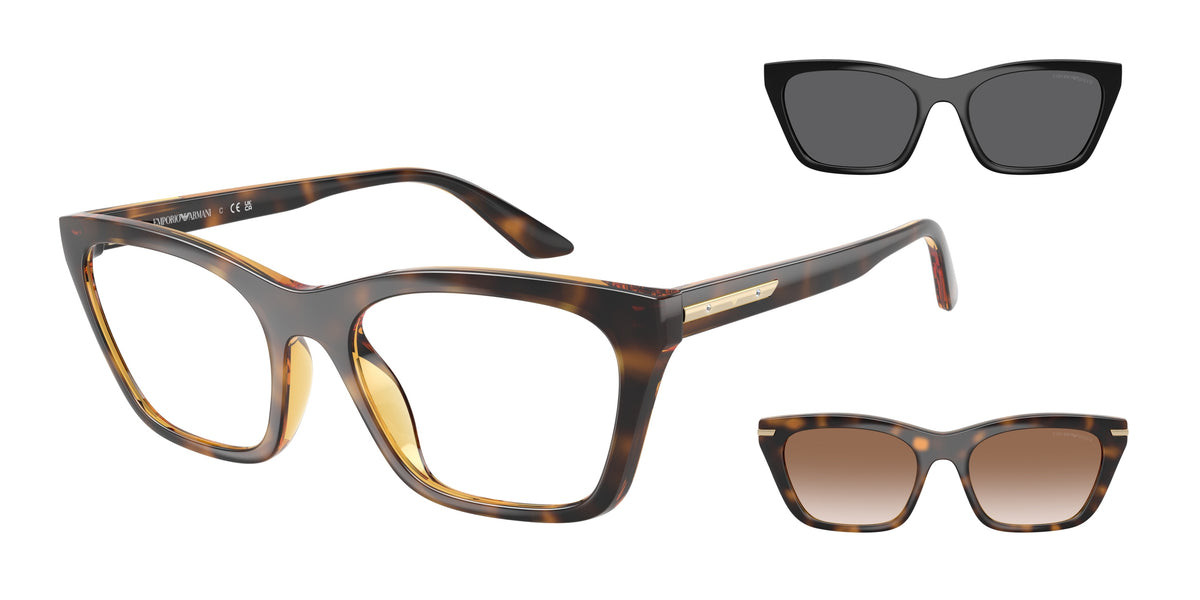 Emporio Armani EA4274BU Shiny Havana Sunglasses