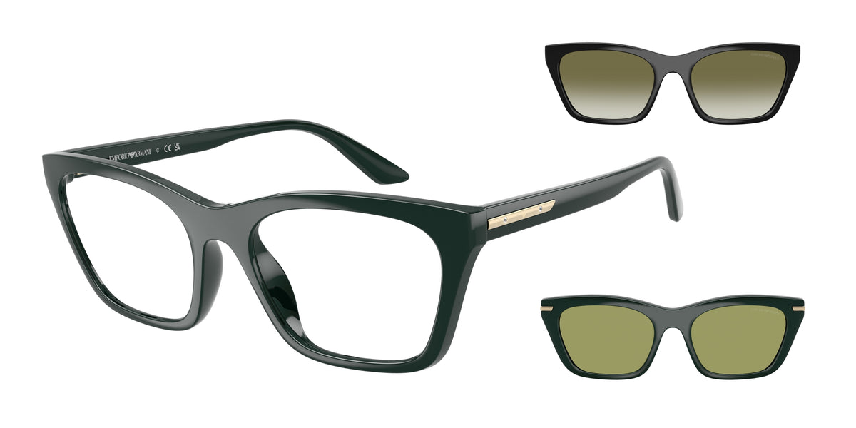 Emporio Armani EA4274BU Shiny Dark Green Sunglasses