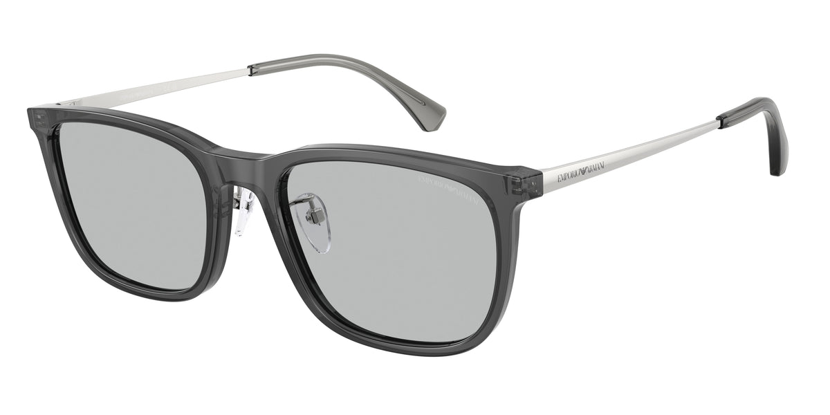 Emporio Armani EA4275D Shiny Transparent Grey Sunglasses