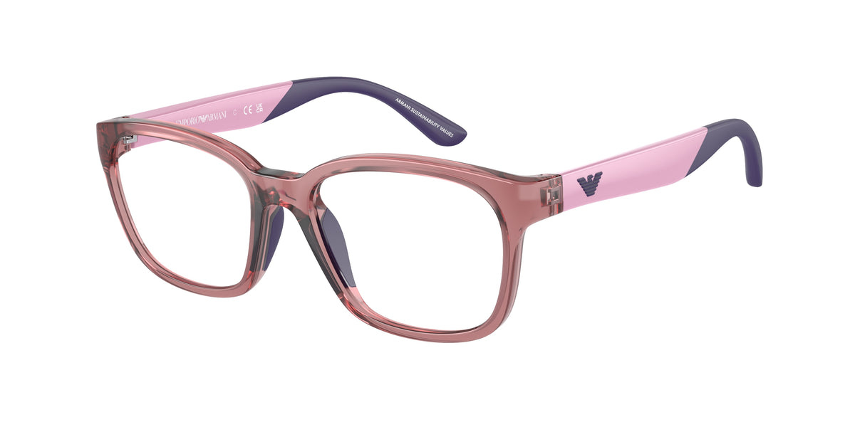 Emporio Armani EK3003 Shiny Transparent Lillac Eyeglasses Kids