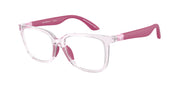 Emporio Armani EK3006 Shiny Transparent Pink Eyeglasses Kids