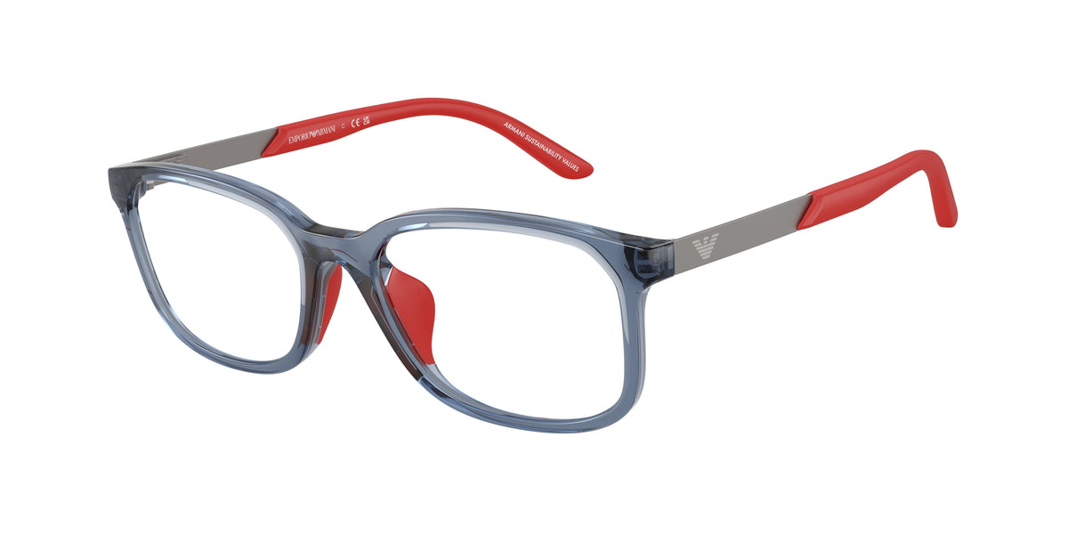 Emporio Armani EK3008U Transparent Blue Eyeglasses Kids