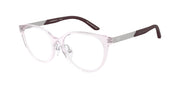 Emporio Armani EK3010 Shiny Transparent Pink Eyeglasses Kids