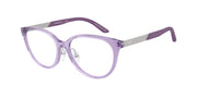 Emporio Armani EK3010 Shiny Transparent Violet Eyeglasses Kids