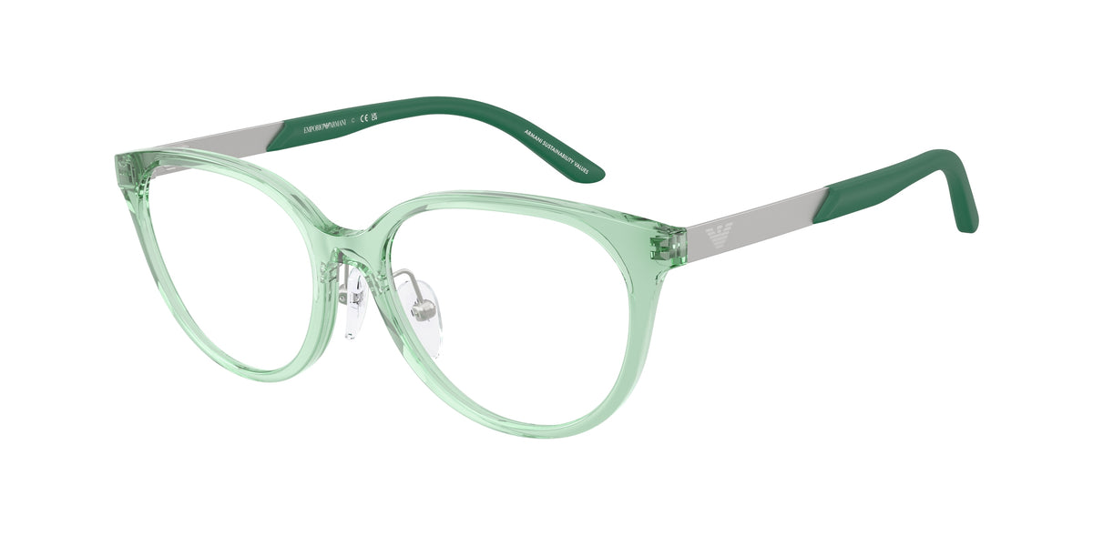 Emporio Armani EK3010 Shiny Transparent Green Eyeglasses Kids