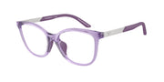 Emporio Armani EK3011U Shiny Transparent Violet Eyeglasses Kids