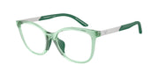 Emporio Armani EK3011U Shiny Transparent Green Eyeglasses Kids