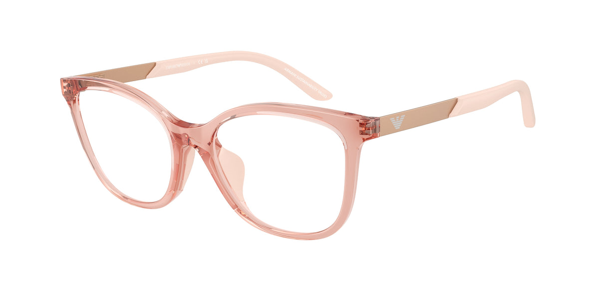 Emporio Armani EK3011U Shiny Transparent Pink Eyeglasses Kids