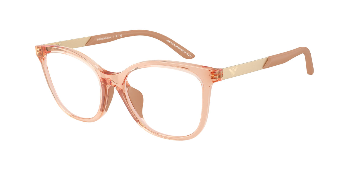 Emporio Armani EK3011U Shiny Transparent Beige Eyeglasses Kids