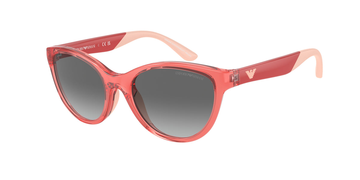 Emporio Armani EK4003 Shiny Transparent Coral Sunglasses Kids
