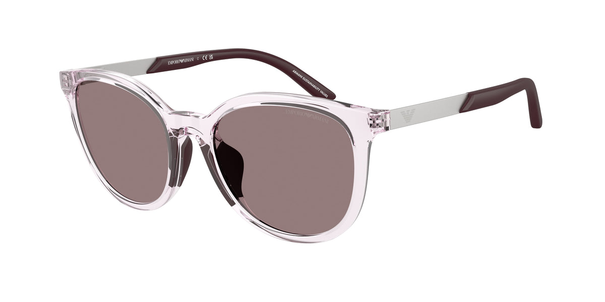 Emporio Armani EK4007U Shiny Transparent Pink Sunglasses Kids