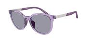 Emporio Armani EK4007U Shiny Transparent Violet Sunglasses Kids