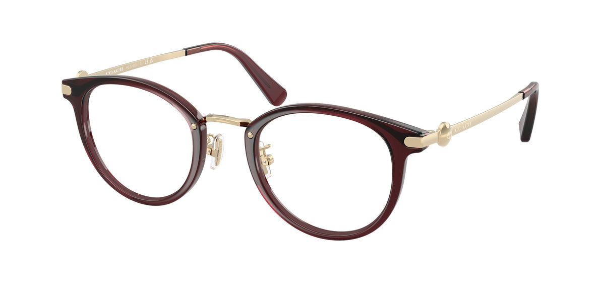 Coach HC5133D Transparent Mauve Eyeglasses