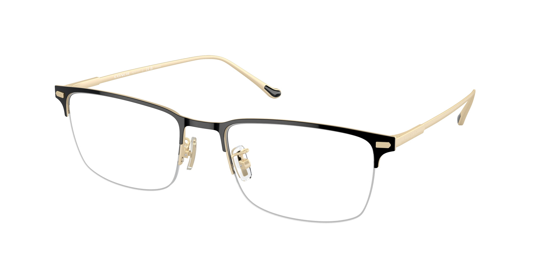 Coach HC5172T Black/Light Gold Eyeglasses