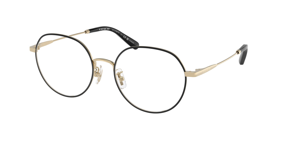 Coach HC5180TD Shiny Light Gold / Black Eyeglasses