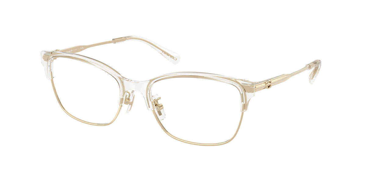 Coach HC5184 Shiny Light Gold/Clear Eyeglasses
