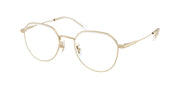 Coach HC5188TD Shiny Light Gold/Clear Eyeglasses