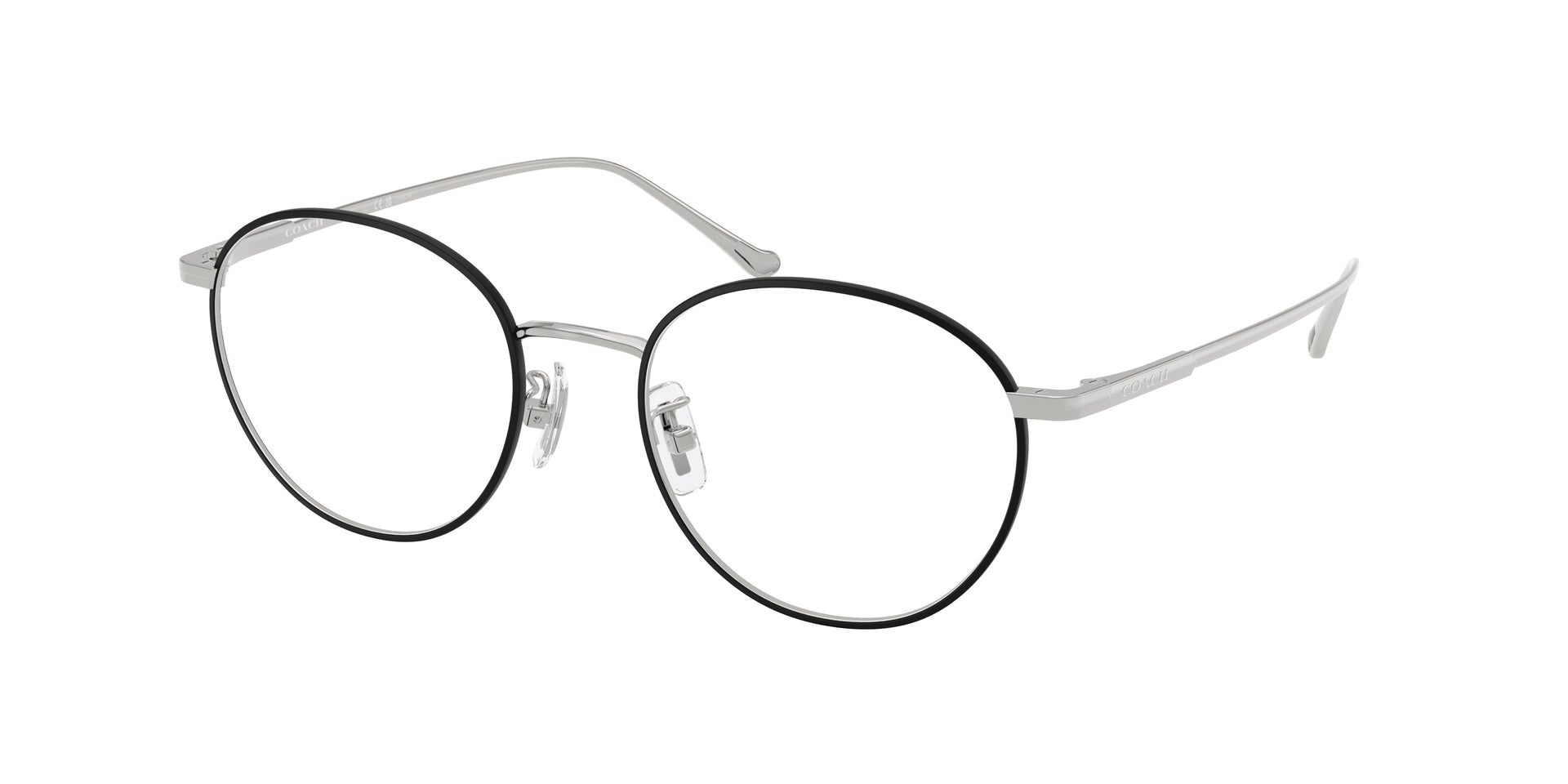 Coach HC5190TD Shiny Silver/Black Eyeglasses
