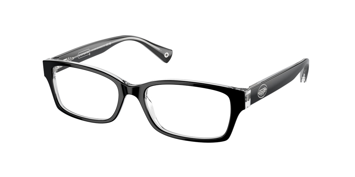 Coach HC6040 Black/Crystal Clear Eyeglasses