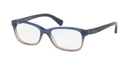 Coach HC6089 Blue Beige Glitter Gradient Eyeglasses
