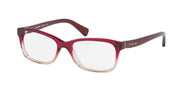 Coach HC6089 Red Beige Gradient Eyeglasses