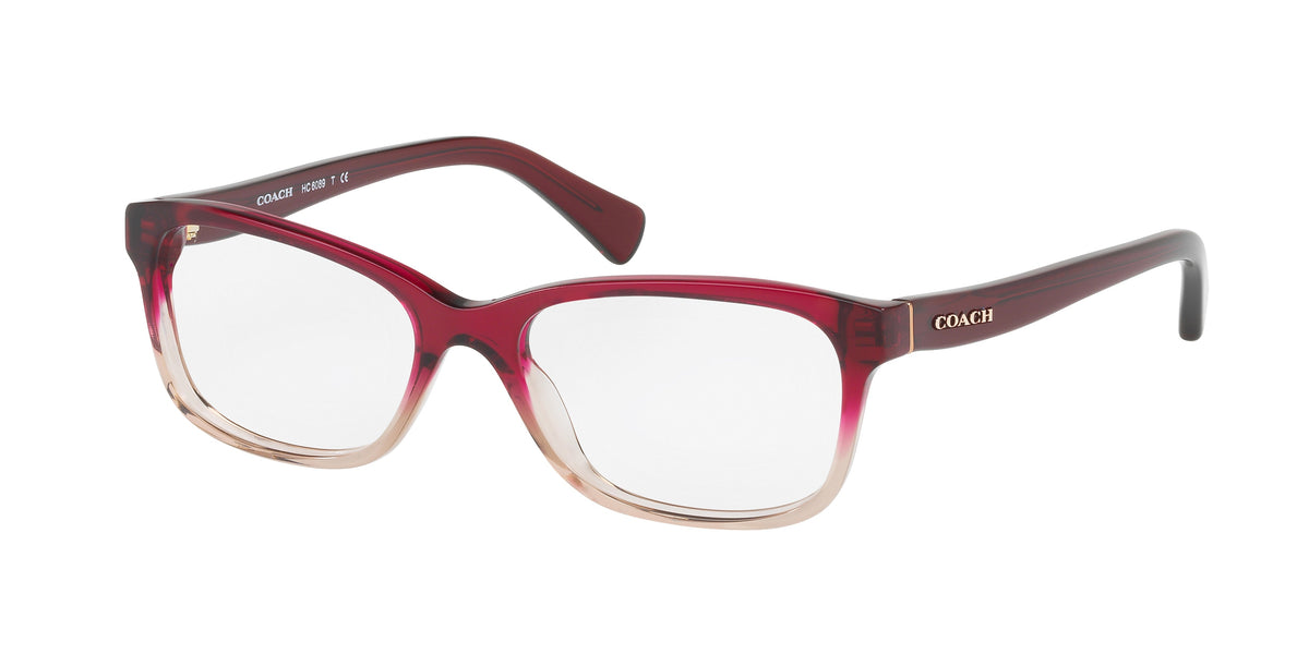 Coach HC6089 Red Beige Gradient Eyeglasses