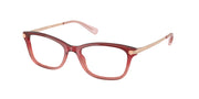 Coach HC6142 Burgundy Pink Glitter Gradient Eyeglasses