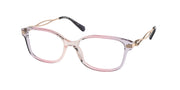 Coach HC6172F Gradient Transparent Violet Eyeglasses