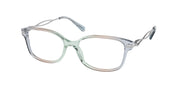 Coach HC6172 Gradient Transparent Blue Eyeglasses
