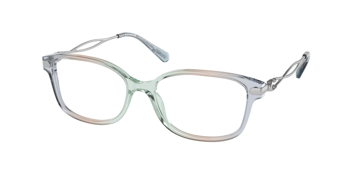 Coach HC6172 Gradient Transparent Blue Eyeglasses