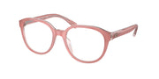 Coach HC6209U Milky Pink/Transparent Pink Eyeglasses