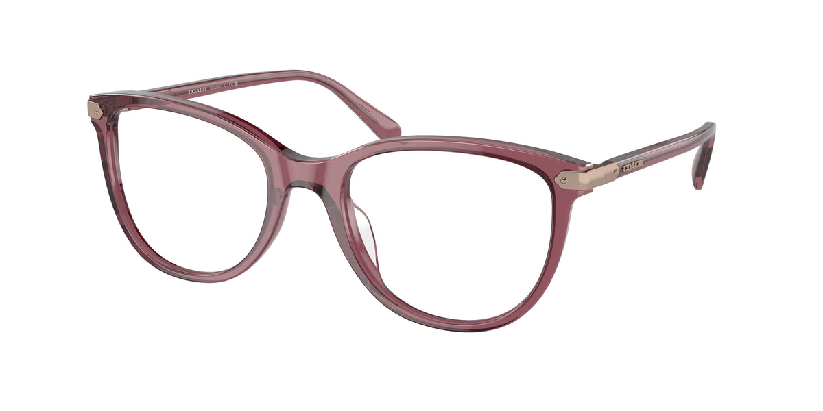 Coach HC6220U Transparent Purple Eyeglasses