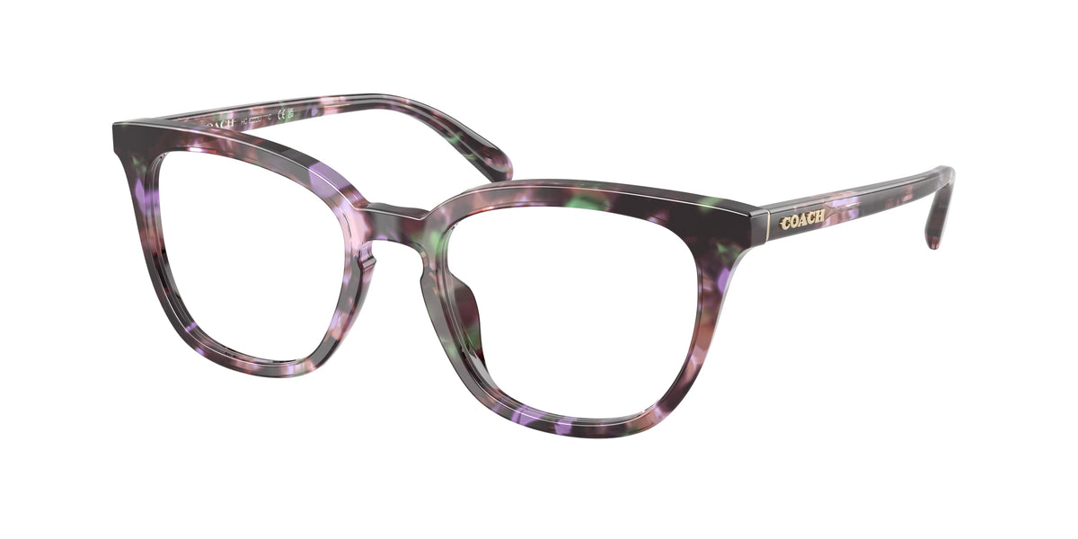 Coach HC6222U Amethyst Pearl Tortoise Eyeglasses
