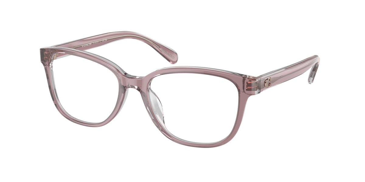Coach HC6224U Transparent Rose/Blush Eyeglasses