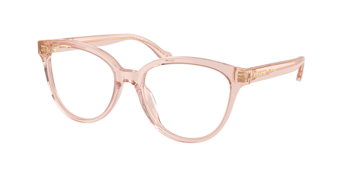 Coach HC6234U Transparent Dusty Rose Eyeglasses