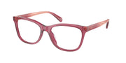 Coach HC6235F Transparent Oxblood Eyeglasses