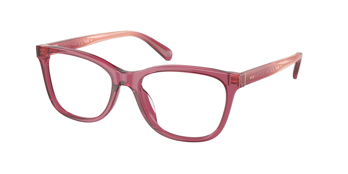 Coach HC6235F Transparent Oxblood Eyeglasses