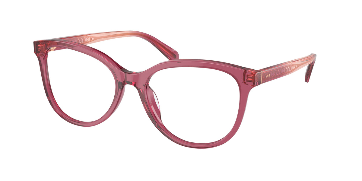 Coach HC6236U Transparent Oxblood Eyeglasses