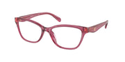 Coach HC6243F Transparent Burgundy Eyeglasses