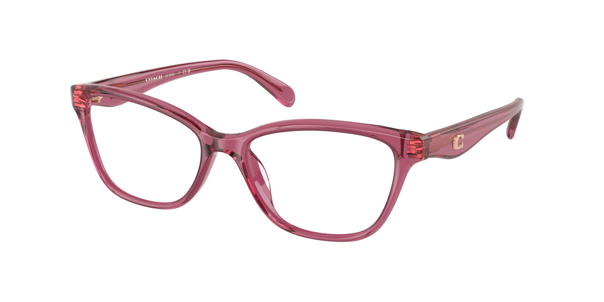 Coach HC6243F Transparent Burgundy Eyeglasses