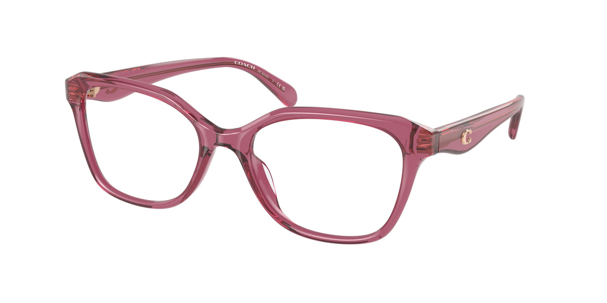 Coach HC6244U Transparent Burgundy Eyeglasses