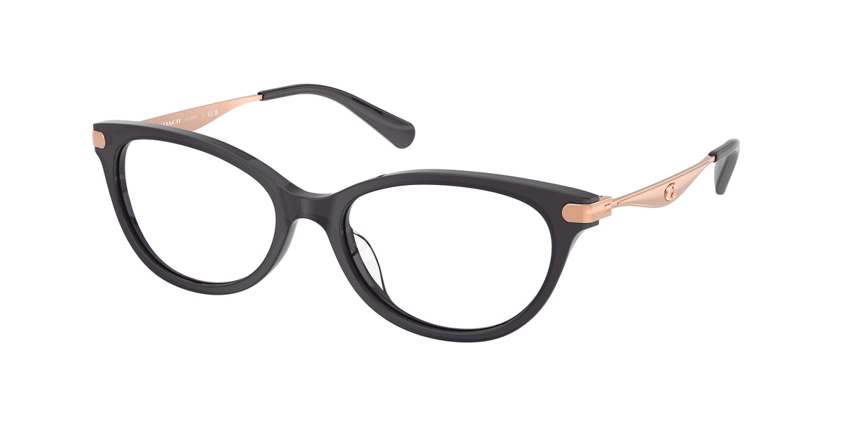Coach HC6245U Transparent Dark Grey Eyeglasses