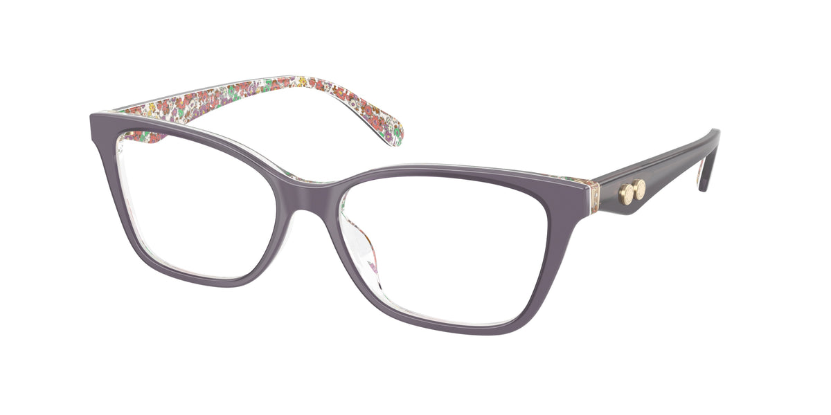 Coach HC6248U Milky Violet/Floral Field Eyeglasses