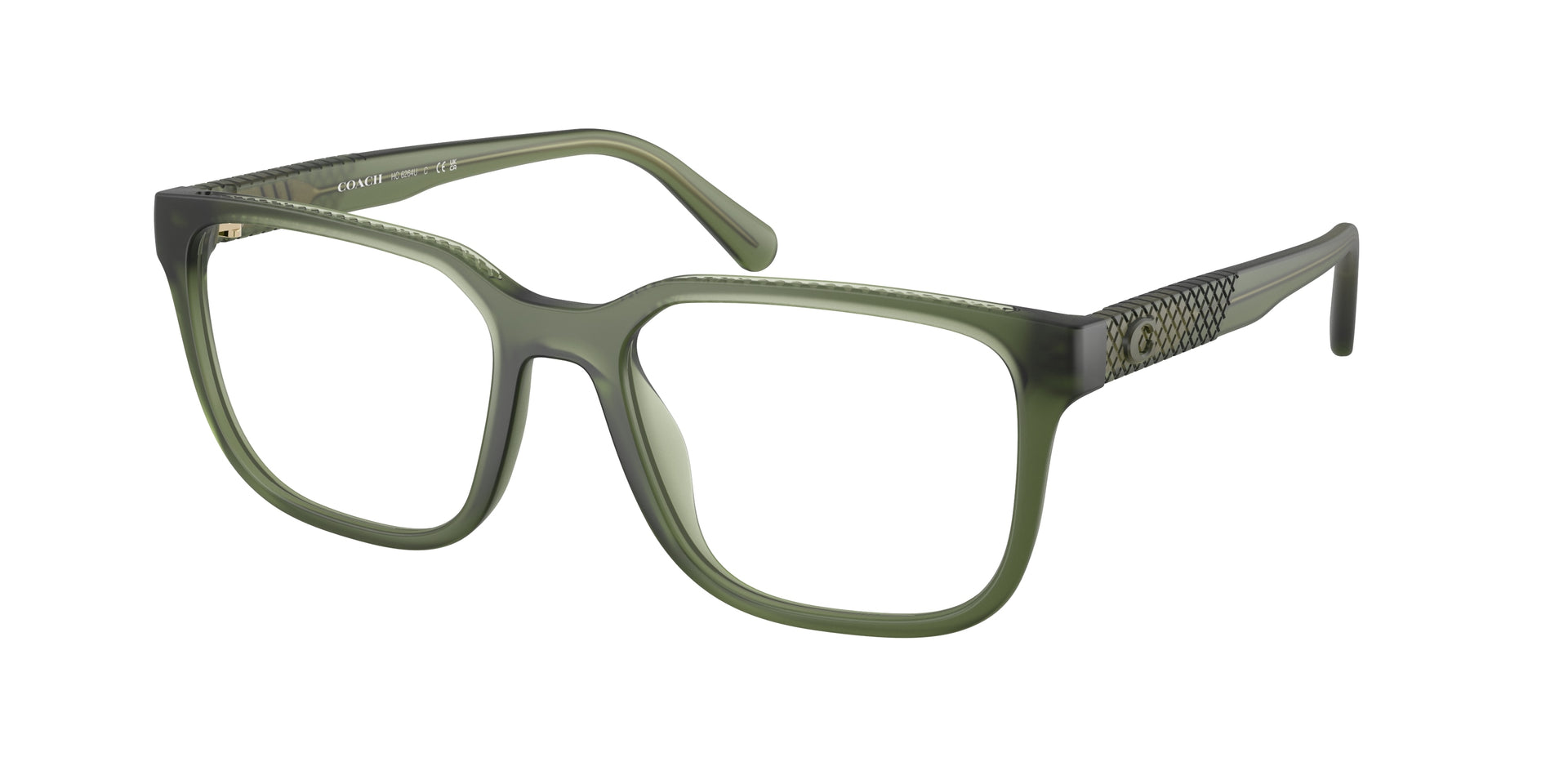 Coach HC6264U Matte Transparent Army Green Eyeglasses