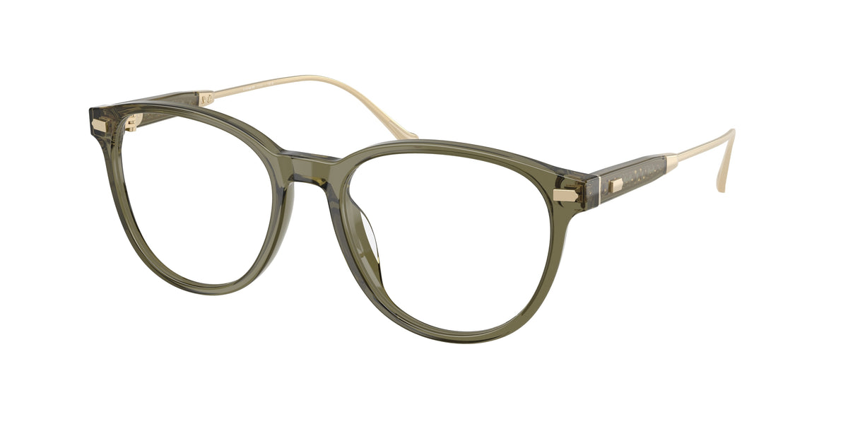 Coach HC6265U Transparent Olive Eyeglasses