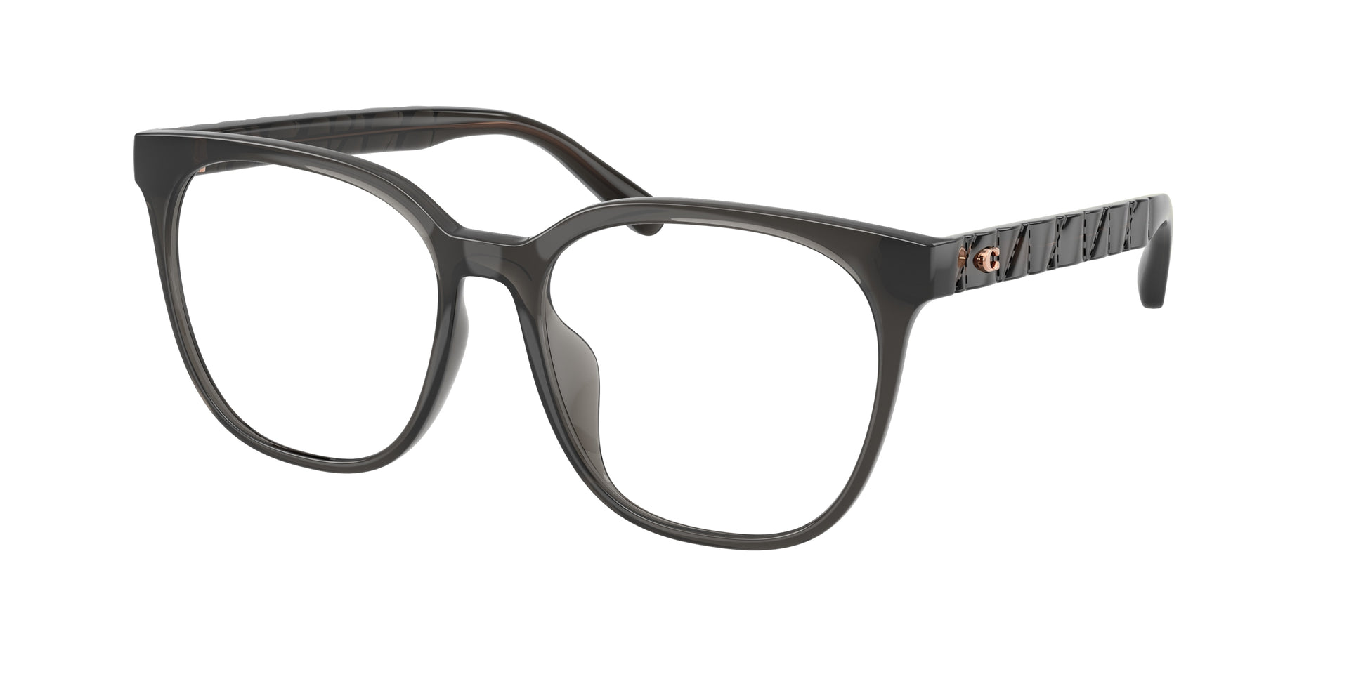 Coach HC6267D Transparent Dark Grey Eyeglasses