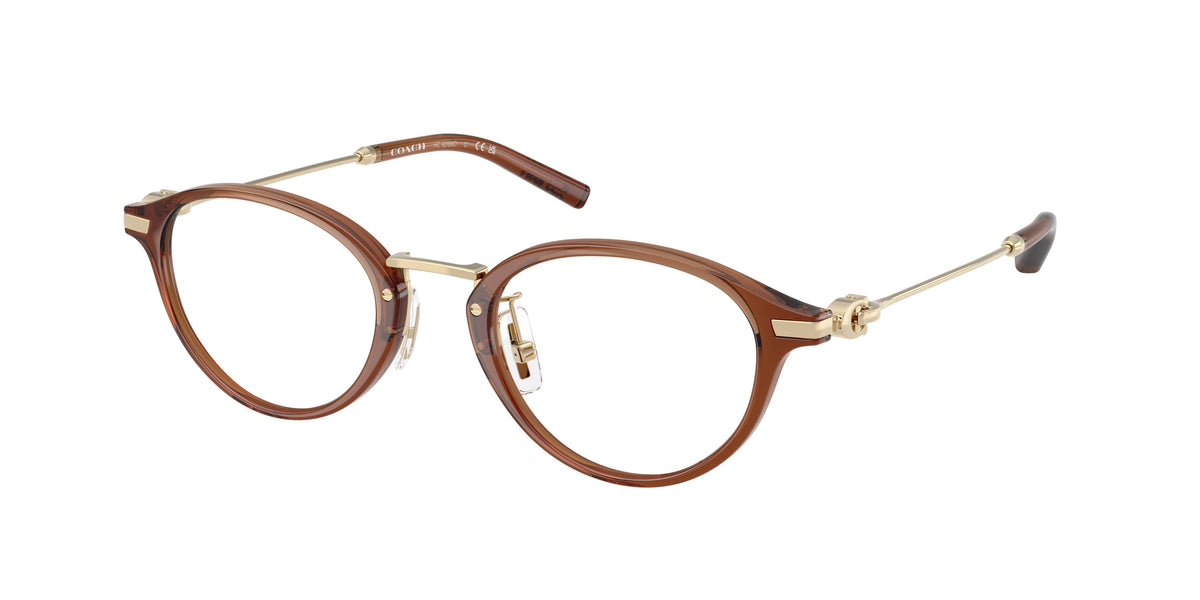 Coach HC6268D Transparent Brown Eyeglasses